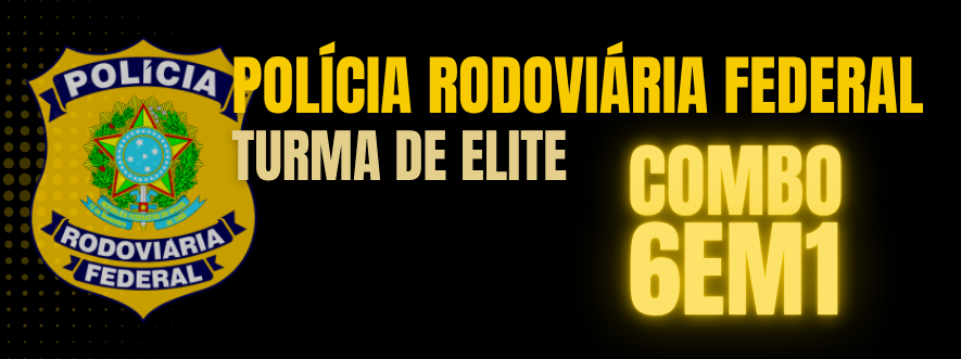 Logo do curso PRF - TURMA DE ELITE - COMBO 6EM1 - Polícia Rodoviária Federal (Pré-edital 2025)